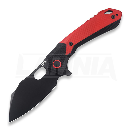 CJRB Caldera Linerlock Red G10 folding knife