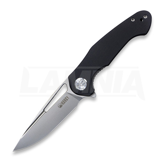Kubey Dugu Linerlock Black G10 folding knife, black