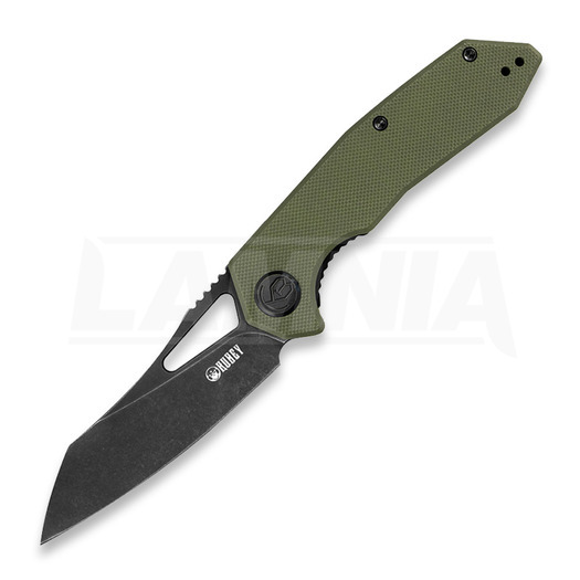 Kubey Vagrant Linerlock Black összecsukható kés, zöld