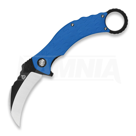 QSP Knife Eagle Karambit összecsukható kés, kék