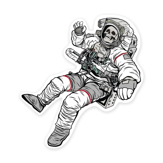 Prometheus Design Werx Space Walk Sticker