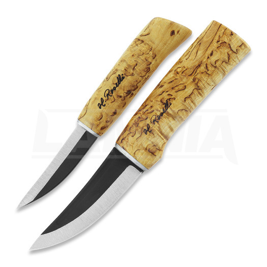 Roselli Hunting knife and Opening knife sharp edge Doppelmesser, combo sheath