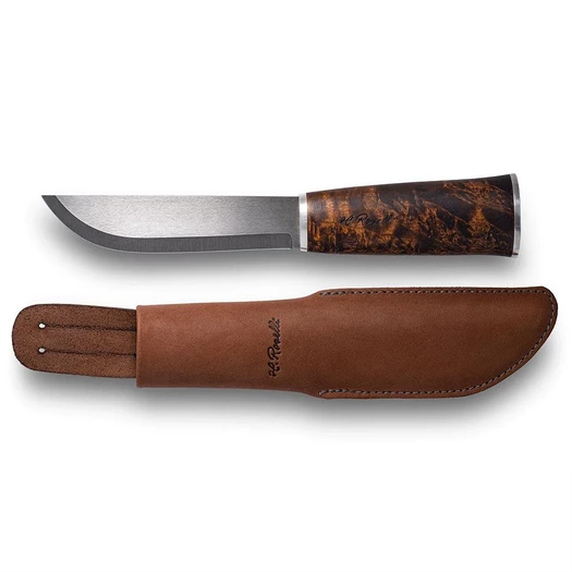 Roselli Small Leuku knife, UHC, silver ferrule