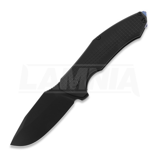 PMP Knives Alpha Smilodon Black/Blue folding knife