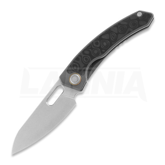 Maxace Black Mirror összecsukható kés, stonewash, carbon fiber