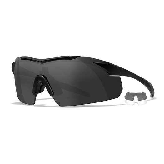 Wiley X Vapor Set of 2 lenses shooting glasses, black