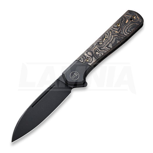 We Knife Soothsayer Copper Foil Carbon folding knife, black stonewash WE20050-2