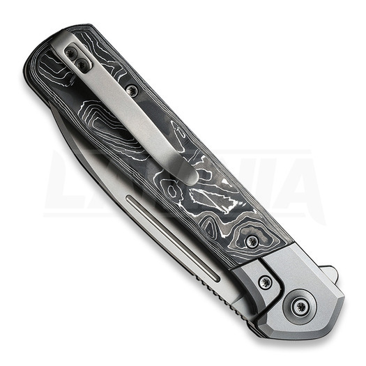 We Knife Soothsayer Aluminum Foil Carbon összecsukható kés, Bead Blasted WE20050-3