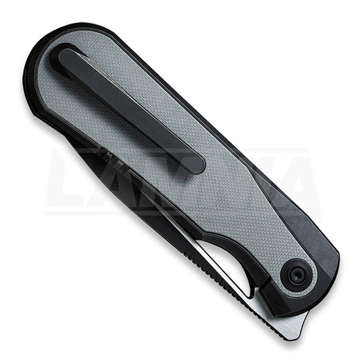 We Knife Baloo Black Titanium 折叠刀, gray G10 21033-1