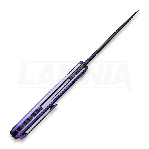 We Knife Baloo Purple Titanium 折り畳みナイフ, Shredded Crabon 21033-3