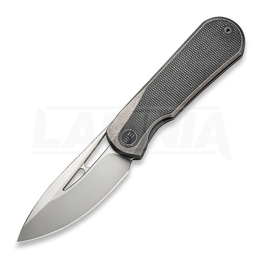 We Knife Baloo Gray Titanium összecsukható kés, Dark Green Micarta 21033-4