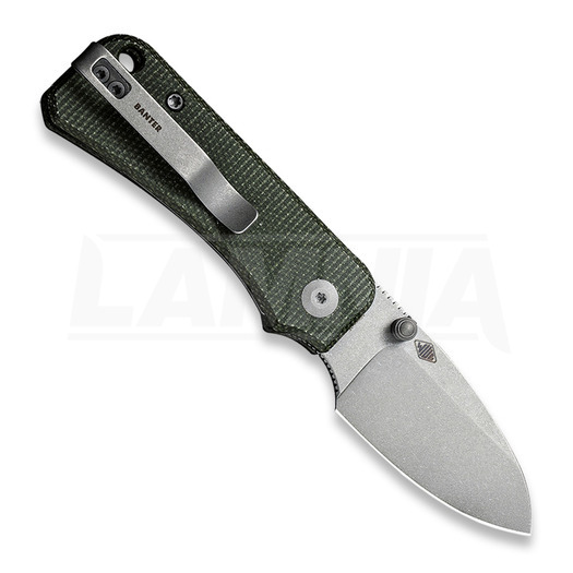 Zavírací nůž CIVIVI Baby Banter Green Micarta C19068SB-1