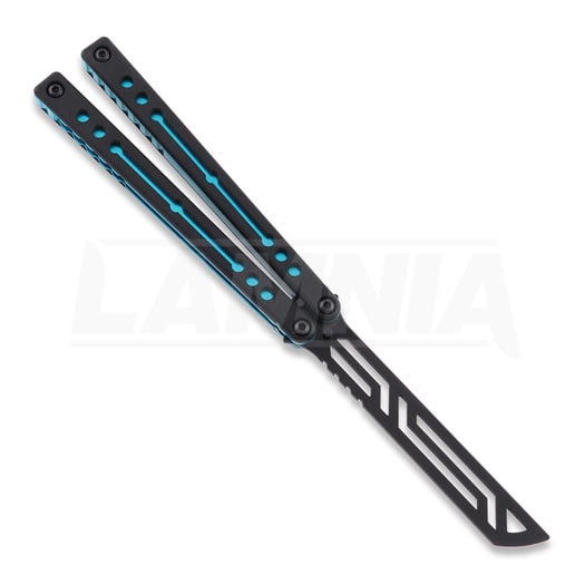 Coltello a farfalla per allenamento Squid Industries Nautilus V2 Inked Teal