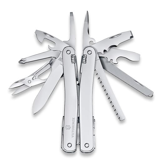 Outil multifonctions Victorinox SwissTool Spirit MX One-Hand, silver