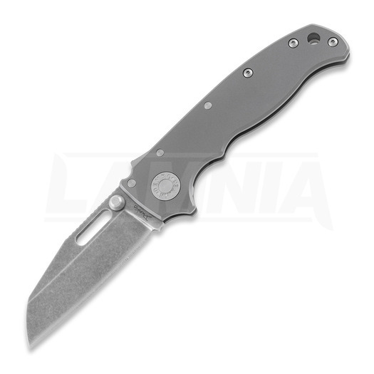 Demko Knives AD 20.5 Smooth Titanium CPM3V foldekniv, shark foot