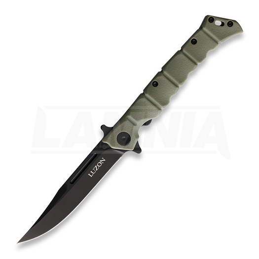 Cold Steel Medium Luzon Black 折り畳みナイフ, 緑 CS20NQLODBK