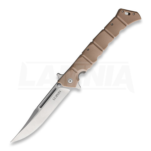 Cold Steel Large Luzon Satin folding knife, Desert Tan CS20NQXDTST
