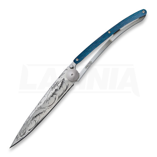 Deejo 37g Blue Beech Wood összecsukható kés