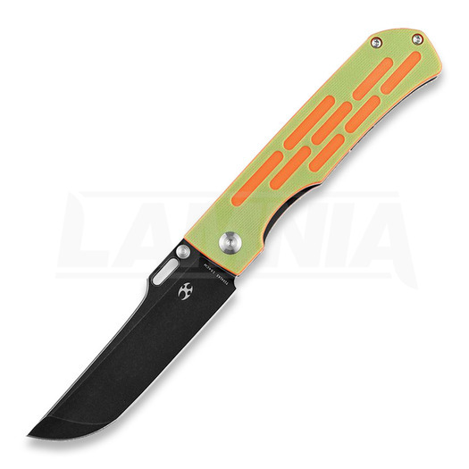 Coltello pieghevole Kansept Knives Reedus Green And Orange G10