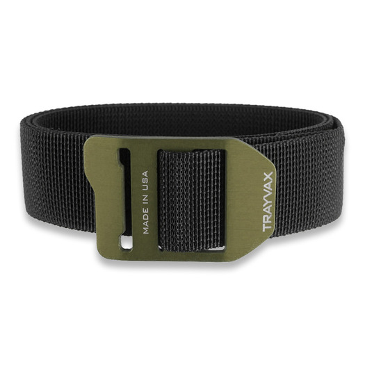 Trayvax Cinch belt, Black-OD Green