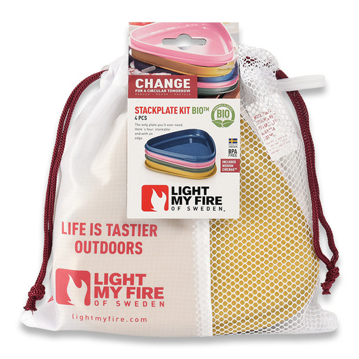 Light My Fire StackPlate BIO 4-pack nature