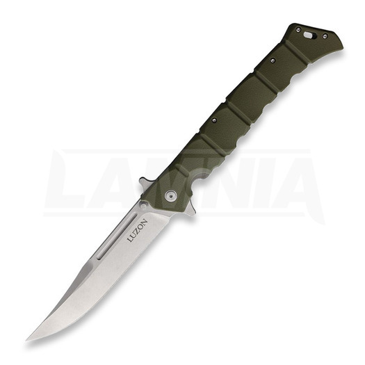 Cold Steel Large Luzon Satin 折り畳みナイフ, 緑 CS20NQXODSW
