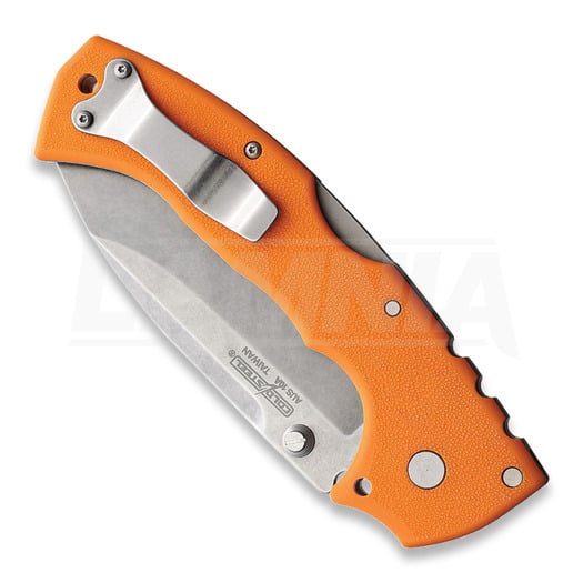 Cold Steel 4-Max Scout Stonewashed סכין מתקפלת, כתום CS62RQORSW
