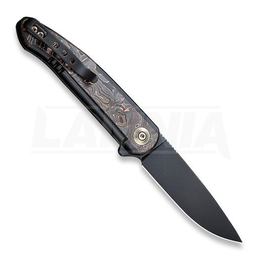 We Knife Smooth Sentinel Copper Foil CF Inlay folding knife WE20043-6