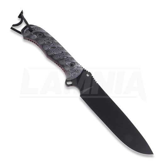 Nieto Desert Fox 刀, black micarta and black blade 4058-MN