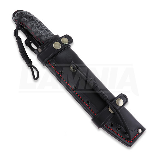 Nieto Desert Fox knife, black micarta and black blade 4058-MN