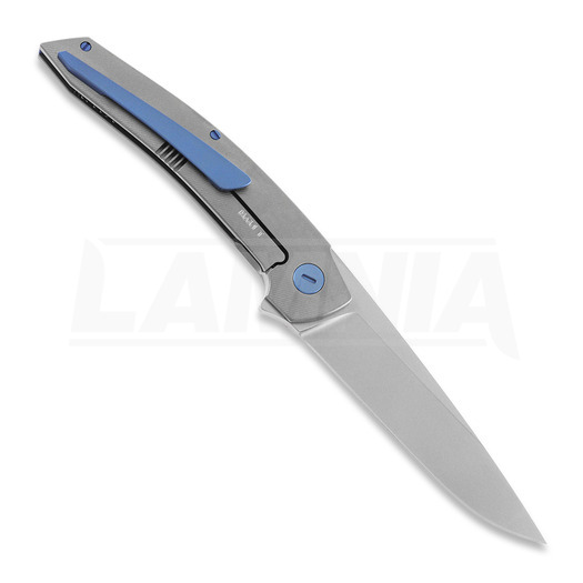 Hog House Knives Model-T Gen2 blue accents összecsukható kés