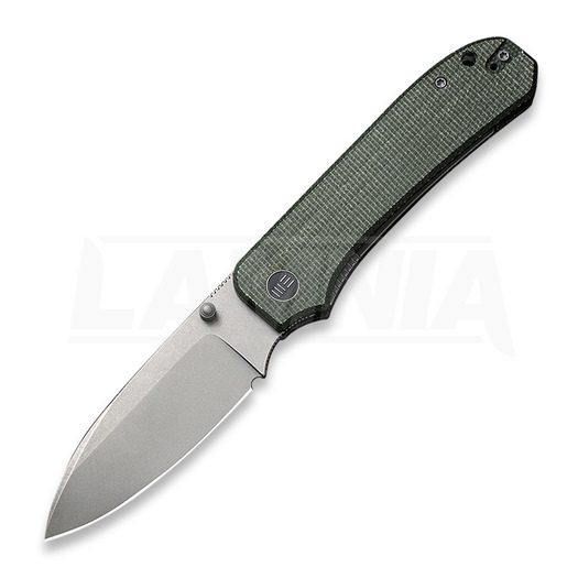Zavírací nůž We Knife Big Banter Green Canvas Micarta WE21045-2