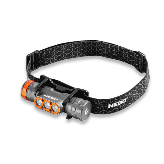 Nebo TRANSCEND 1500 rechargeable headlamp, storm gray