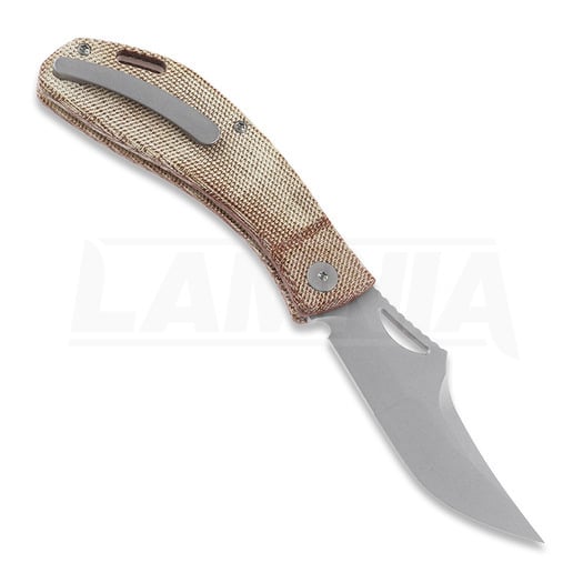 Urban EDC Supply Rekluse-S folding knife, Brown Micarta