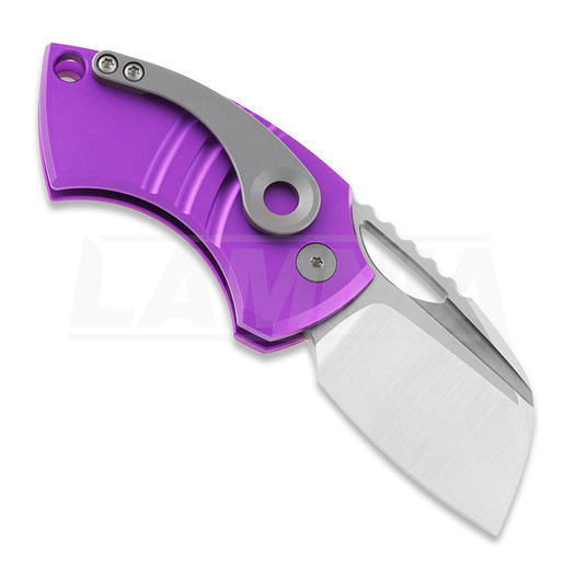 Urban EDC Supply GNAT-S XL folding knife, Purple Anodized Aluminum