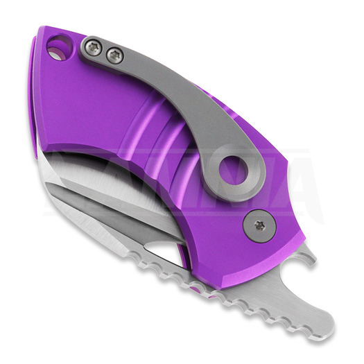 Urban EDC Supply GNAT-S XL סכין מתקפלת, Purple Anodized Aluminum