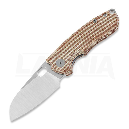 Urban EDC Supply F5.5 összecsukható kés, Brown Micarta