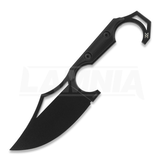 Couteau Midgards-Messer Valdis Molon Labe Edition, noir
