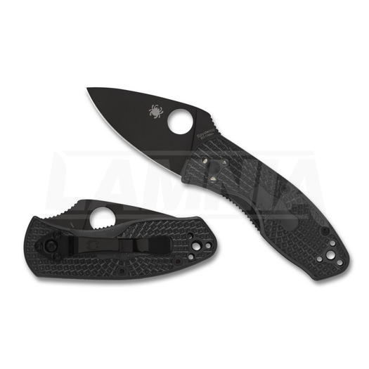 Spyderco Ambitious Lightweight Black Blade folding knife 148PBBK