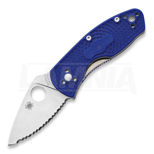 Spyderco Ambitious Lightweight Blue CPM S35VN folding knife, spyderedge 148SBL