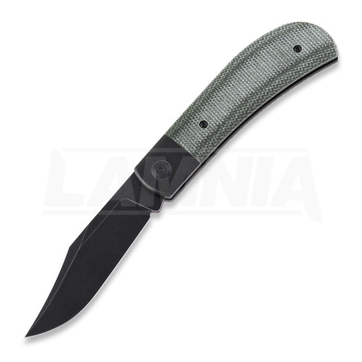 Πτυσσόμενο μαχαίρι HSK Machineworks Lenny's Clip, green od micarta