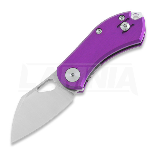 GiantMouse ACE Nibbler Purple Aluminum 折り畳みナイフ