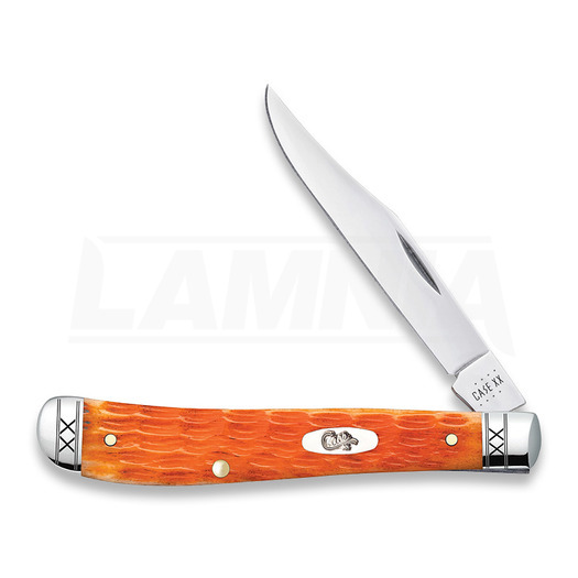 Case Cutlery Cayenne Bone Crandall Jig Slimline Trapper pocket knife 35814