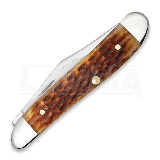 Pocket knife Case Cutlery Antique Bone Rogers Corn Cob Jig Peanut 52828