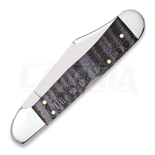 Case Cutlery Purple Curly Maple Smooth Mini CopperLock pocket knife 80545