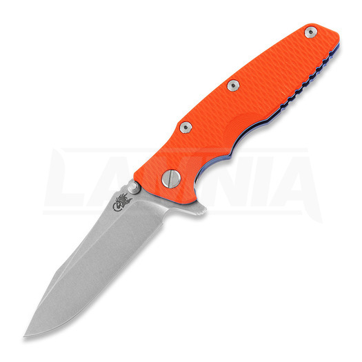 Hinderer Eklipse 3.5" Spearpoint Tri-Way Stonewash Blue/Orange G10 összecsukható kés