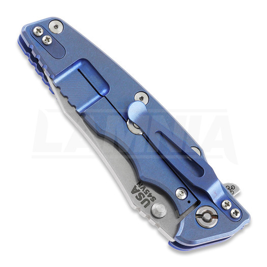 Hinderer Eklipse 3.5" Spearpoint Tri-Way Stonewash Blue/Blue G10 folding knife
