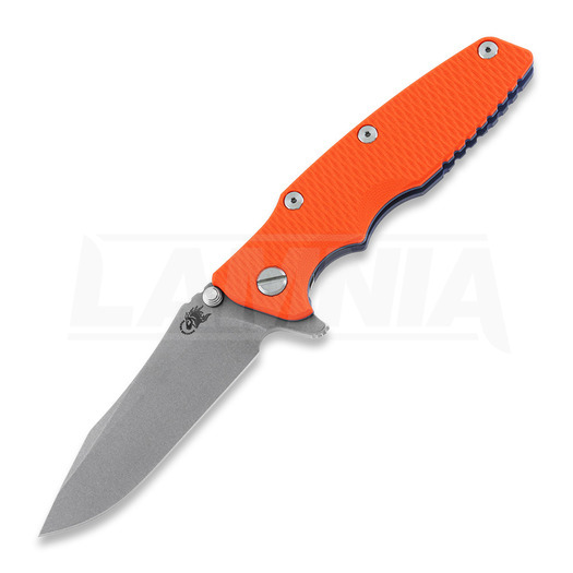 Πτυσσόμενο μαχαίρι Hinderer Eklipse 3.5" Spearpoint Tri-Way Battle Blue Orange G10