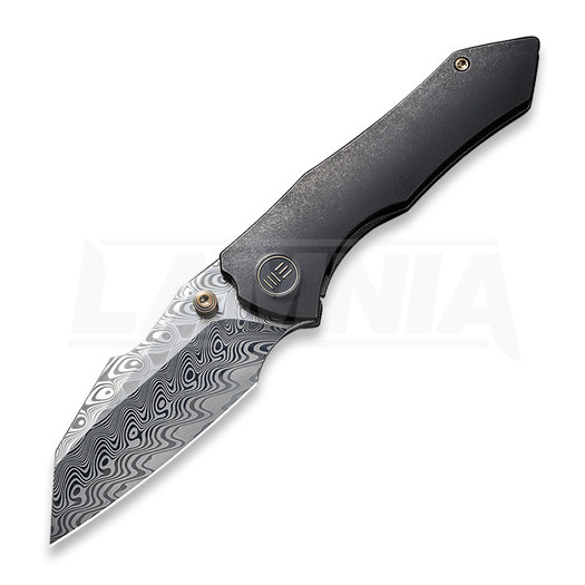 Skladací nôž We Knife High-Fin Damascus WE22005-DS1