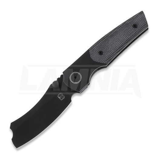 Berg Blades Mini Barber DLC folding knife, black micarta